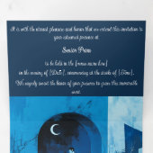 noite da lua，プロムナイト 三つ折り招待状 (内部最初)