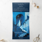 noite da lua，プロムナイト 三つ折り招待状 (内部)