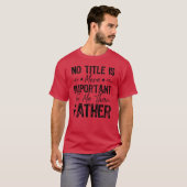 NoitleはMehanの父より重要おもしろいだおもしろい Tシャツ (正面フル)
