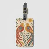 Nokshi Katha : Bird (Pakhi) ラゲッジタグ (正面縦)