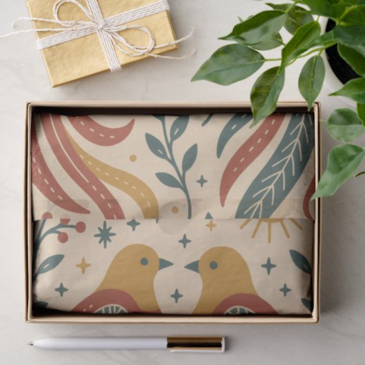 Nokshi Katha : Bird (Pakhi) 薄葉紙 (ギフト)