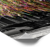 NOLAマルディグラスビーズツリー – ニューオーリンズ ポスター (角)