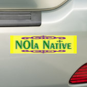 NOLa先住民 バンパーステッカー (車上)