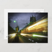 NOLA路面電車(夜) ポストカード (正面/裏面)