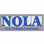 NOLA青い文字通りタイル フォトスカルプチャー<br><div class="desc">NOLA、Blue Letter通りタイル、ステッカーに、文字を追加。</div>