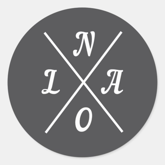 Nola New Orleans Louisiana United States  ラウンドシール (正面)