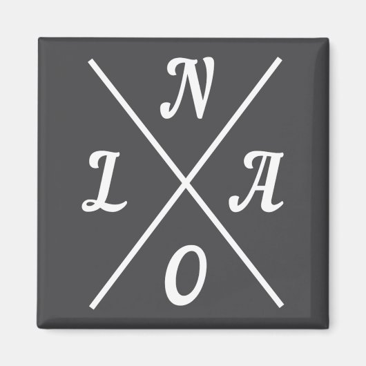 Nola New Orleans Louisiana United States _1  マグネット (正面)