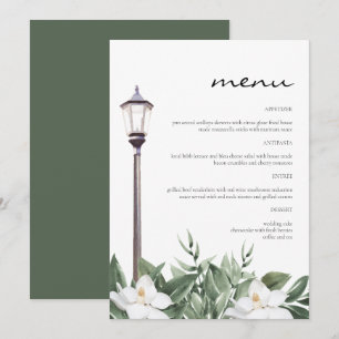NOLA New Orleans Magnolia 5x7"メニ食べュー メニュー
