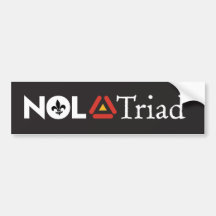 NOLA Triad バンパーステッカー