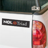NOLA Triad bumper sticker バンパーステッカー (トラック上)