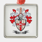 Nolanの紋章付き外衣 メタルオーナメント (正面)