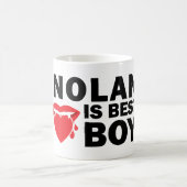 Nolanは最も最高のな男の子のマグです コーヒーマグカップ (中央)