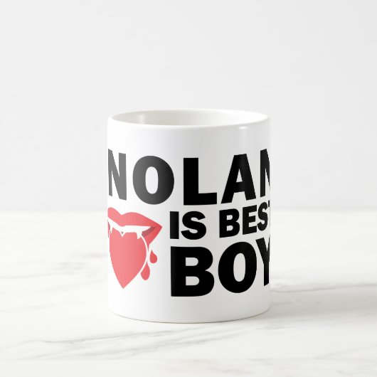 Nolanは最も最高のな男の子のマグです コーヒーマグカップ (中央)