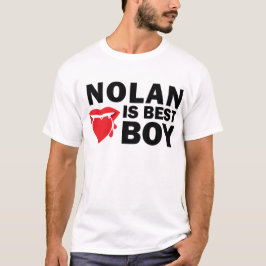 Nolanは最も最高のな男の子ライトTシャツです Tシャツ