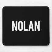 Nolan - Cool New Funny Name Fan Gift Tee マウスパッド (正面)