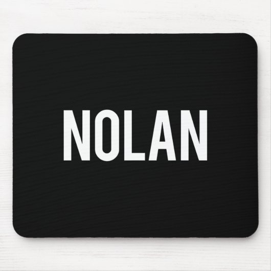 Nolan - Cool New Funny Name Fan Gift Tee マウスパッド (正面)