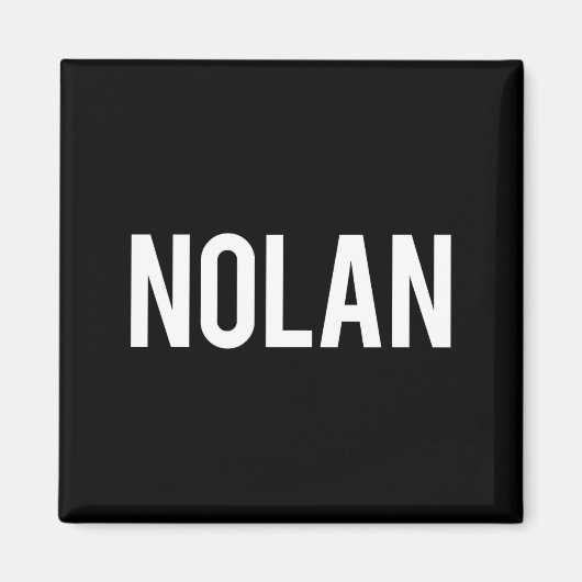 Nolan - Cool New Funny Name Fan Gift Tee  マグネット (正面)