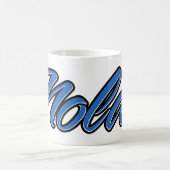 Nolan Vorname Name blue Tasse Kaffeetasse コーヒーマグカップ (中央)