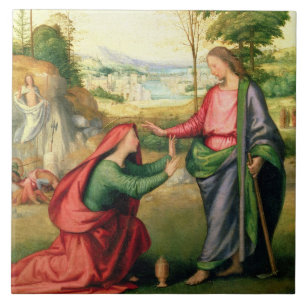 Noli私Tangere、c.1508 (キャンバスの油) タイル