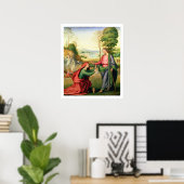 Noli me Tangere, c.1508 (キャンバス上の油) ポスター (ホームオフィス)