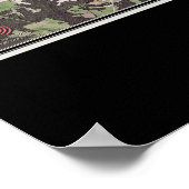 Nolinriver Lake Kentucky衛星ポスターマップ ポスター (角)