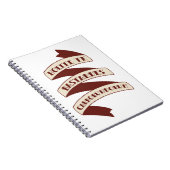 Nolite Te Bastardes Carborundorum ノートブック (右側)