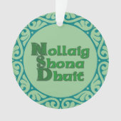 Nollaig Shona Dhuit -アイルランドのクリスマスの装飾 オーナメント (正面)