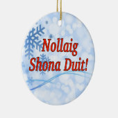 Nollaig Shona Duit! アイルランドrfのメリークリスマス セラミックオーナメント (右)
