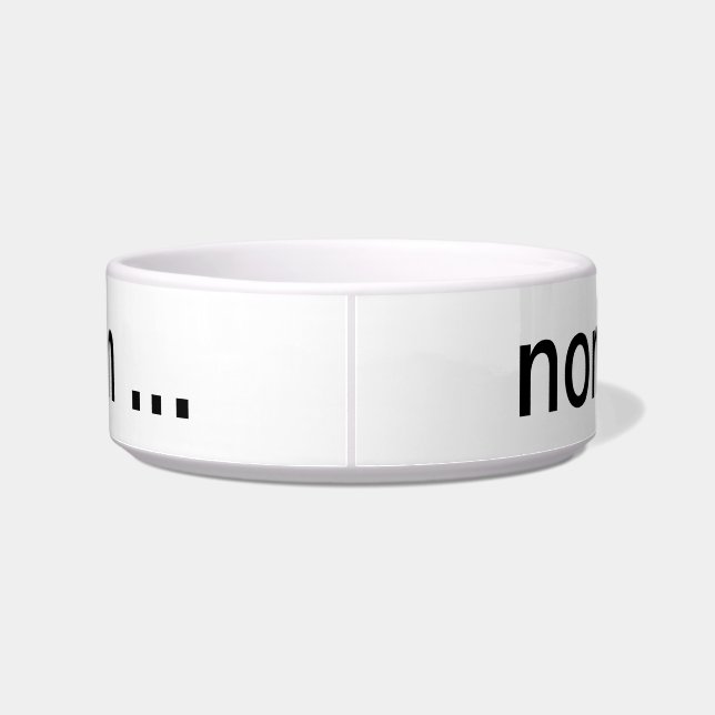 Nomのnomのペットフードボール犬猫のウサギ ボウル (裏面)