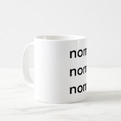 nomのnomのnom コーヒーマグカップ (正面左)