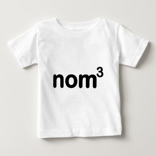 Nomのnomのnom ベビーTシャツ (正面)