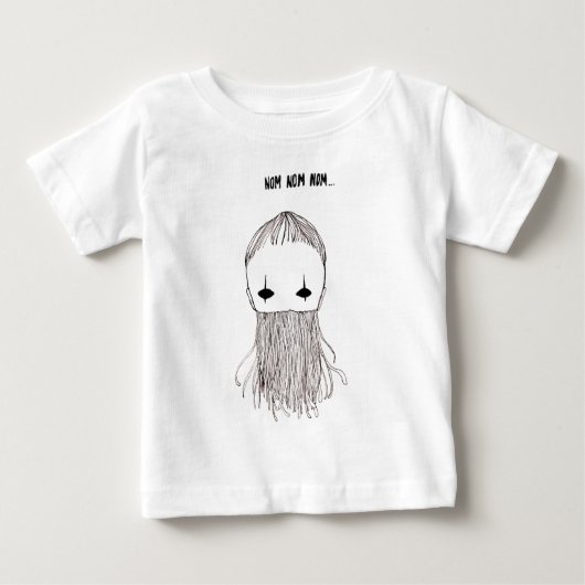 nomのnomのnom ベビーTシャツ (正面)