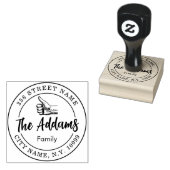 Nom de Famille Calligraphie Tampon encreur en bois ラバースタンプ (押印)
