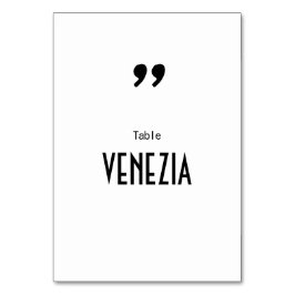 Nom de table Apostrophe テーブルナンバー