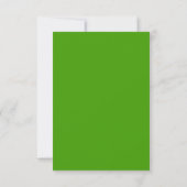 Nom de table - Colorus - Vert Citron サンキューカード (裏面)