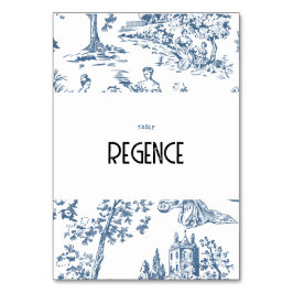 Nom de table - Victoria テーブルナンバー