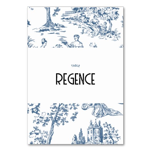 Nom de table - Victoria テーブルナンバー (正面)