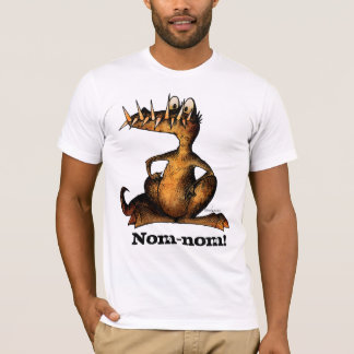 Nom-nomおもしろいなモンスターのワニ Tシャツ
