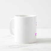 Nom NoMのビーガンのジャンクフードのマグ コーヒーマグカップ (正面左)