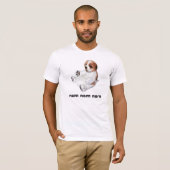 Nom Nom Nomの子犬のワイシャツ Tシャツ (正面フル)