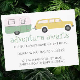 NOMAD New Mailing Address ADVENTURE AWAITS RV ポストカード