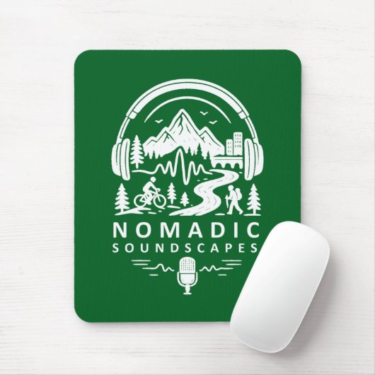 Nomadic Soundscapes - Elegant Mouse Pad マウスパッド (マウス)