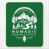 Nomadic Soundscapes - Elegant Mouse Pad マウスパッド (正面)