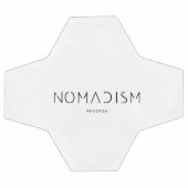 Nomadism Records ブラックロゴ サッカーボール (フラット)