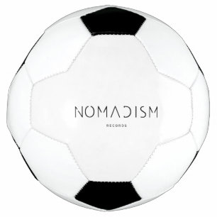 Nomadism Records ブラックロゴ サッカーボール