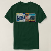 Nomadland Registration Tシャツ (デザイン正面)