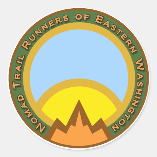 Nomadsスタンプ ラウンドシール (正面)