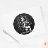 Nomads Motoステッカー ラウンドシール (封筒)