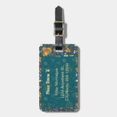 Nomad's Wildflower Garden Floral  ラゲッジタグ (正面縦)