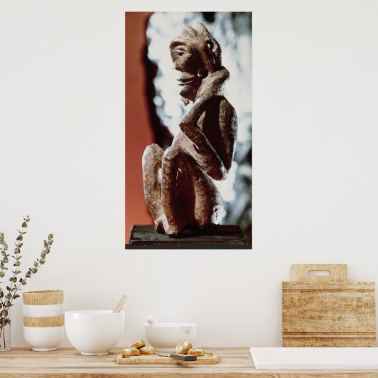 Nomali figure of the Mende tribe ポスター (キッチン)